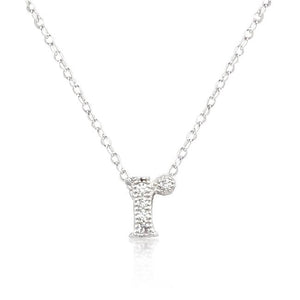 Micro-Pave Initial R Pendant - P11408R-C01-R