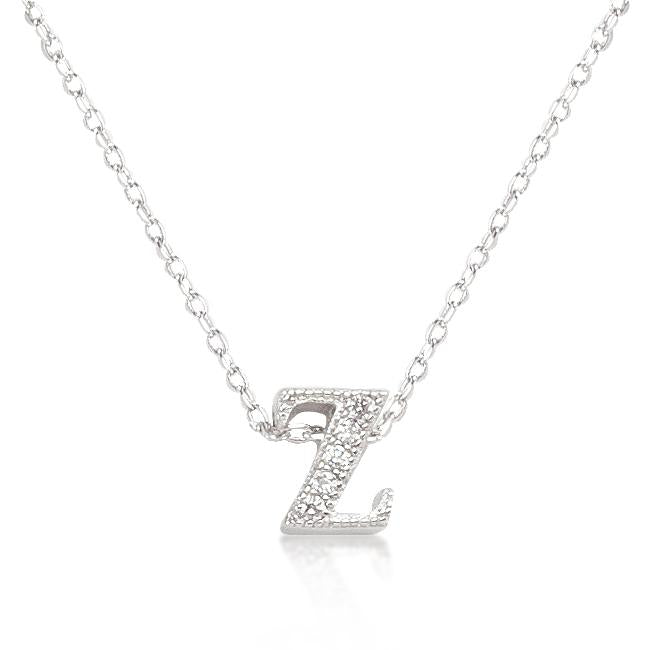 Micro-Pave Initial Z Pendant - P11408R-C01-Z