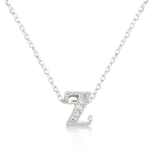 Micro-Pave Initial Z Pendant - P11408R-C01-Z