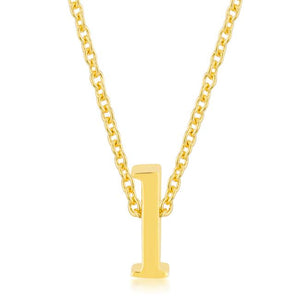 Golden Initial L Pendant - P11409G-V00-L