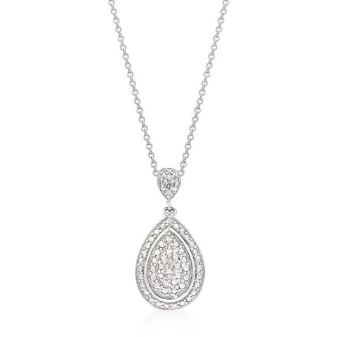 Teardrop Crest Pendant - P11412R-C01