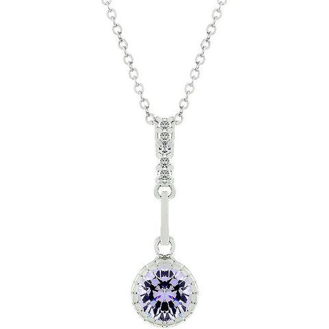 Lavender Drop Pendant - P20104R-C22