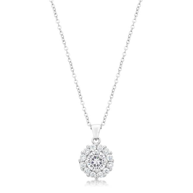 Bella Bridal Pendant in Clear - P50163R-C01