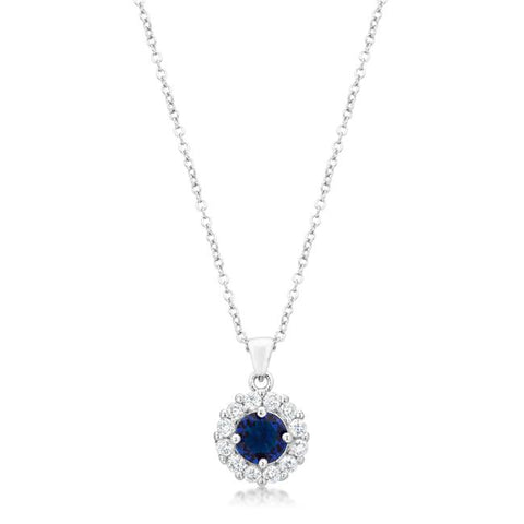 Bella Bridal Pendant in Blue - P50163R-C30