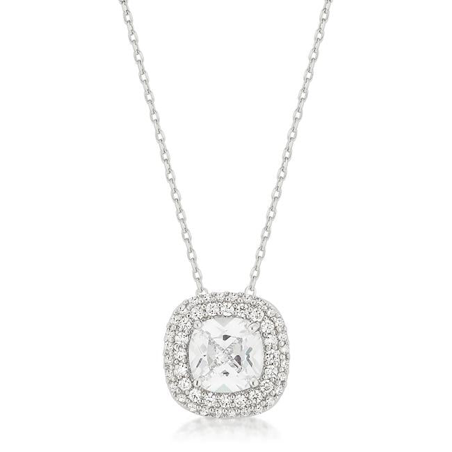 Pave Halo Pendant - P50171R-C01