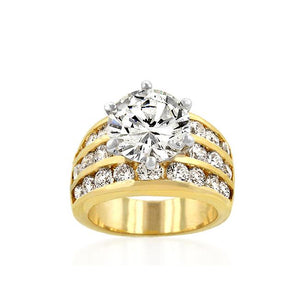 Classic Gold Engagement Ring - R05629T-C01