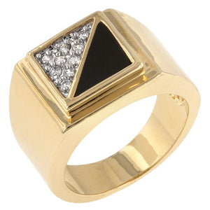 Gemini Cubic Zirconia Mens Ring - R06414T-C01