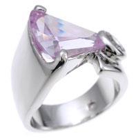 Lavender Cubic Zirconia Fashion Ring - R06654R-C22