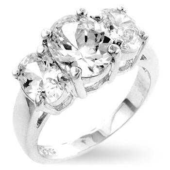 Chloe Ann Triplet Engagement Ring - R06935R-C01