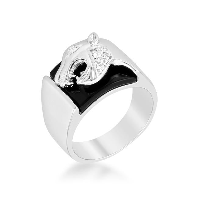 Onyx Panther Men's Ring - R07117R-V01