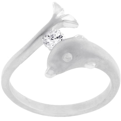 Tension Set Dolphin Ring - R07206N-C01