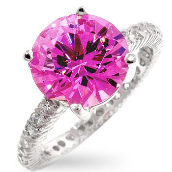 Queen Anne Pink Ice Ring - R07218RS-V12