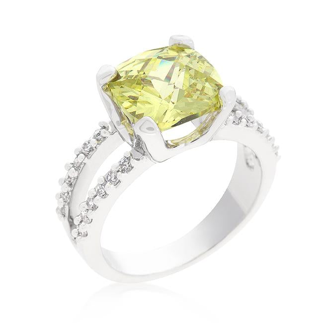 Fabulous Peridot Engagement Ring - R07436R-C41