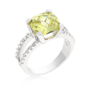 Fabulous Peridot Engagement Ring - R07436R-C41