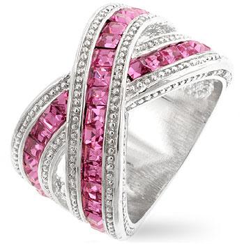 Twisting Pink Band - R07468R-C12