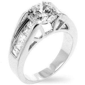 Timeless Clear Engagement Ring - R07484R-C01