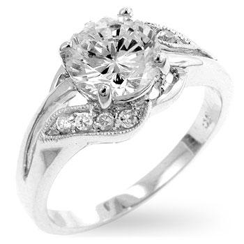 Elegant Engagement Ring - R07485R-C01
