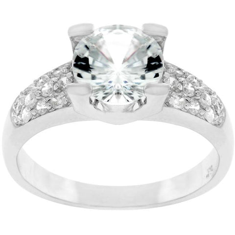 Classic Clear Engagement Ring - R07494R-C01