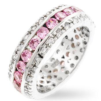 Soft Pink Eternity Band - R07528RS-C12