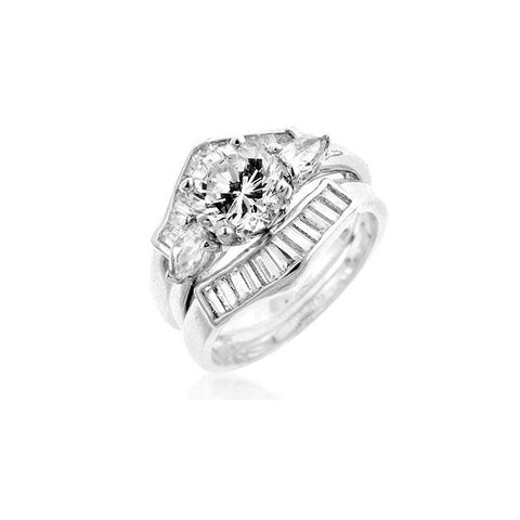 Two-Piece Engagement Ring Set - R07562R-C01