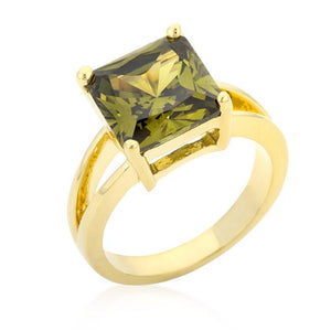 Olive Green Gypsy Ring - R07595G-S42