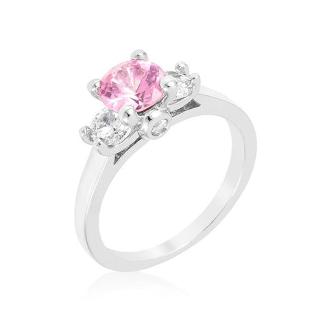 Mini Pink Ice Triplet Ring - R07605R-C12