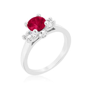 Mini Pink Tourmaline Triplet Ring - R07605R-C17