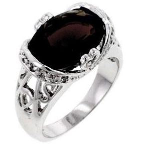 Smokey Filigree Cocktail Ring - R07691R-C57