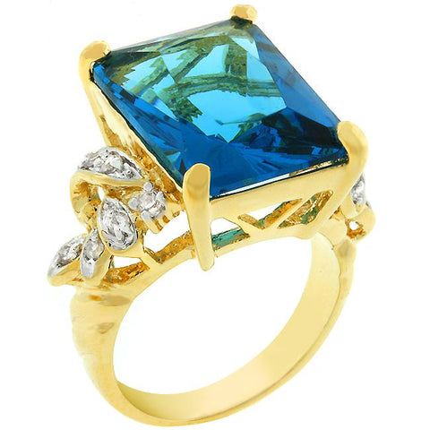 Blue Lagoon Cocktail Ring - R07794T-C31