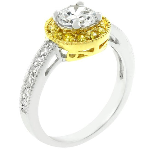 Filigree Bridal Ring - R07847T-C61