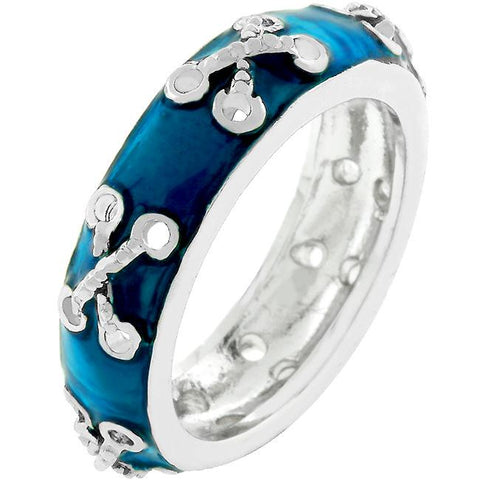 Laced Enamel Eternity Band - R07876R-V31