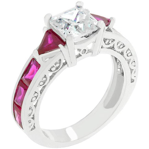 Ruby Red Regal Ring - R07913R-C10