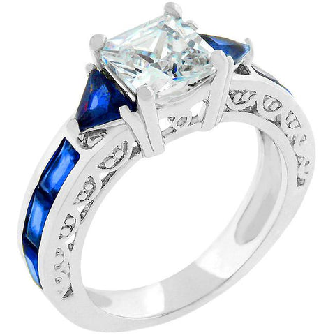 Sapphire Blue Regal Ring - R07913R-C30