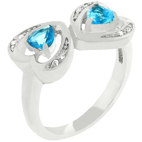 Mirrored Hearts Ring - R07922R-S32