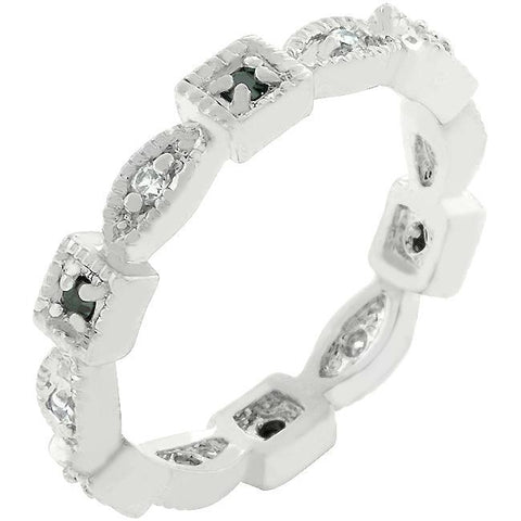 Square and Oval Eternity Band - R07931R-C03