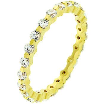 Golden Lace Eternity Band - R08020GS-C01