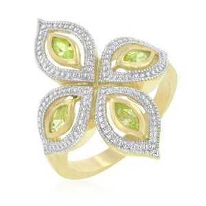 Apple Green Luxe Ring - R08028T-V02