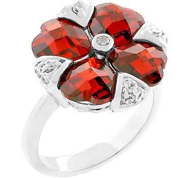 Garnet Artisan Ring - R08029R-C13
