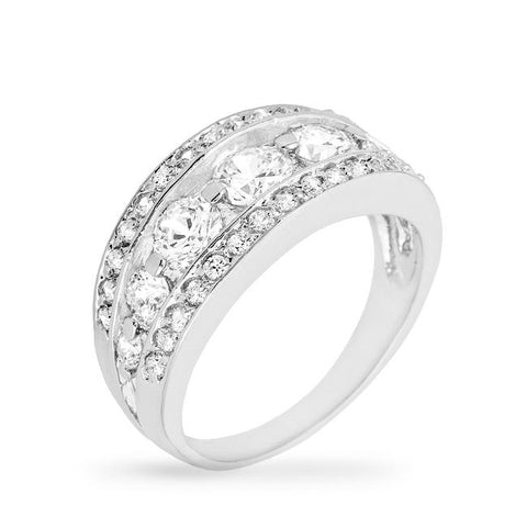 Tiered Anniversary Ring - R08031R-C01