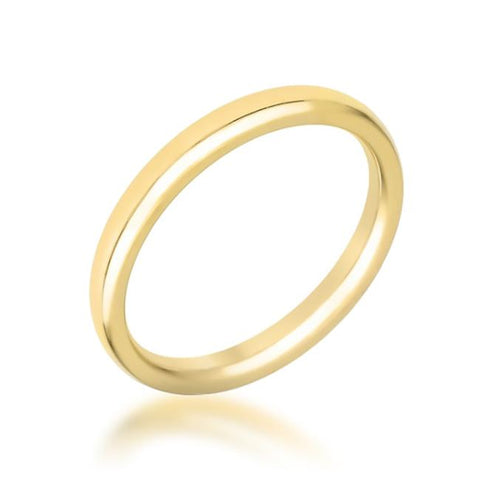 2 mm IPG Gold Stainless Steel Wedding Band - R08037GV-V00
