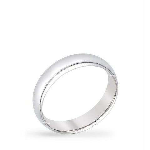 5 mm Stainless Wedding Band - R08038RV-V00