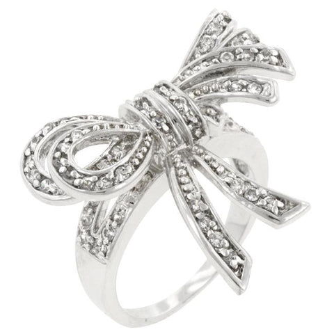 Double Knot Shoelace Ring - R08043R-C01