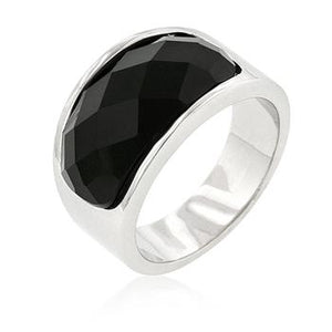 Onyx Block Cocktail Ring - R08111R-S03