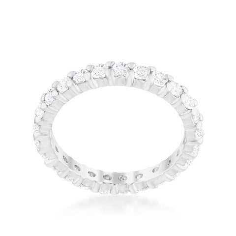 Cubic Zirconia Eternity Band - R08210R-C01