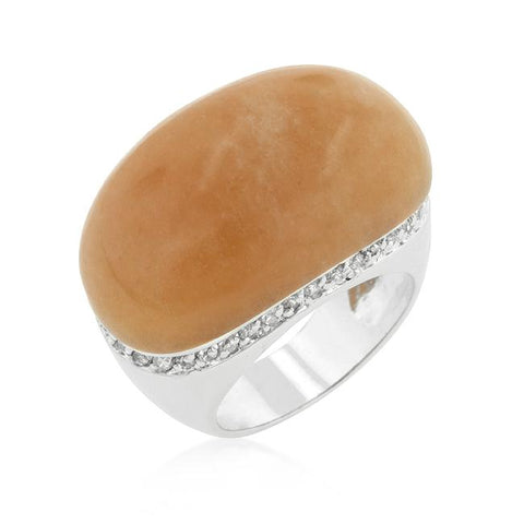 Carnelian Simulated Cocktail Ring - R08240R-V01
