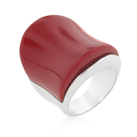 Big Red Cocktail Ring - R08247R-V01