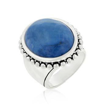 Vintage Blue Cocktail Ring - R08266S-V01