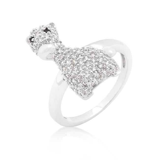 Cubic Zirconia Giraffe Ring - R08280R-C01