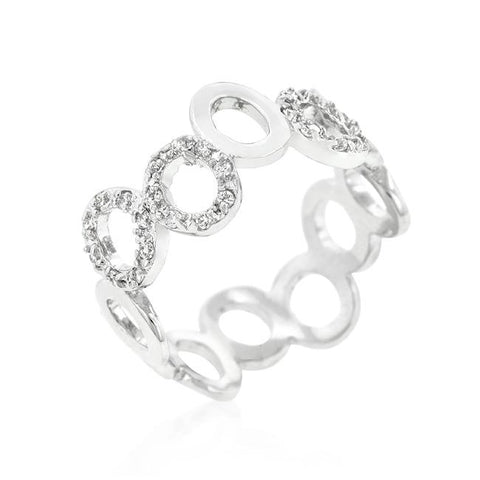 Staggering Hoop Eternity Band - R08342R-C01