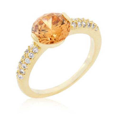 Champagne Isabelle Engagement Ring - R08348G-C72